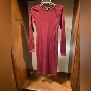 Forever 21 Burgundy Body Con dress in size medium